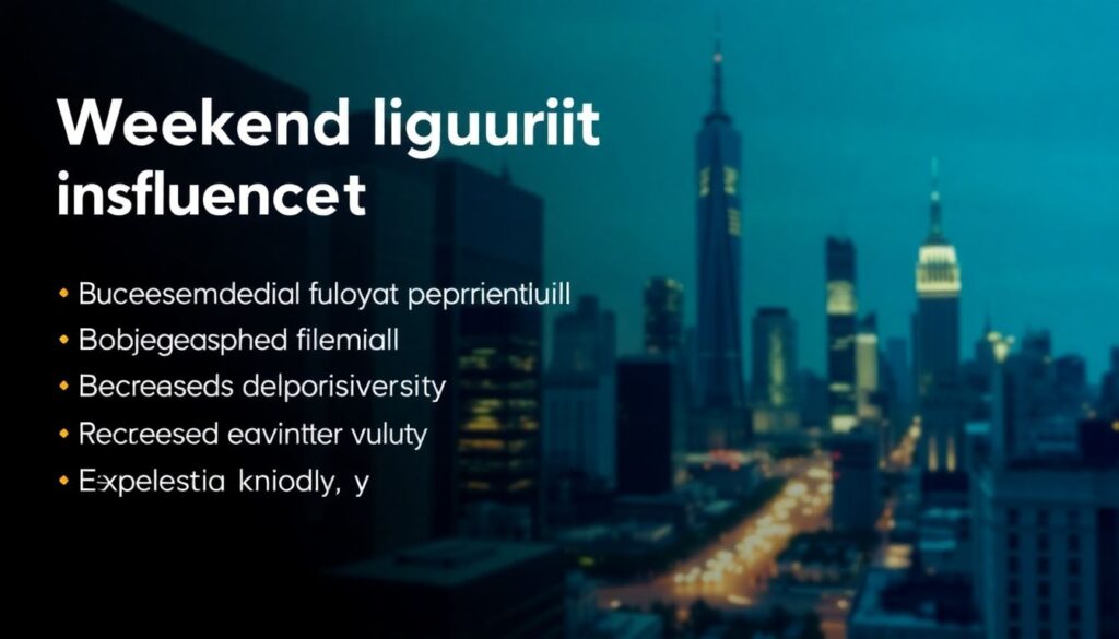 Weekend Liquidity and Volatility: Analyzing Correlations - иллюстрация