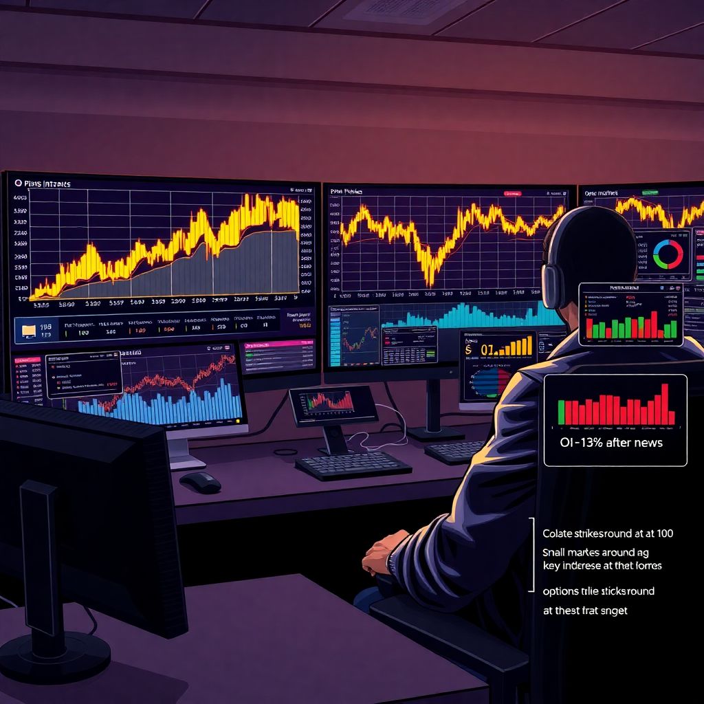 Open interest and price reactions to news explained in a quick practical guide