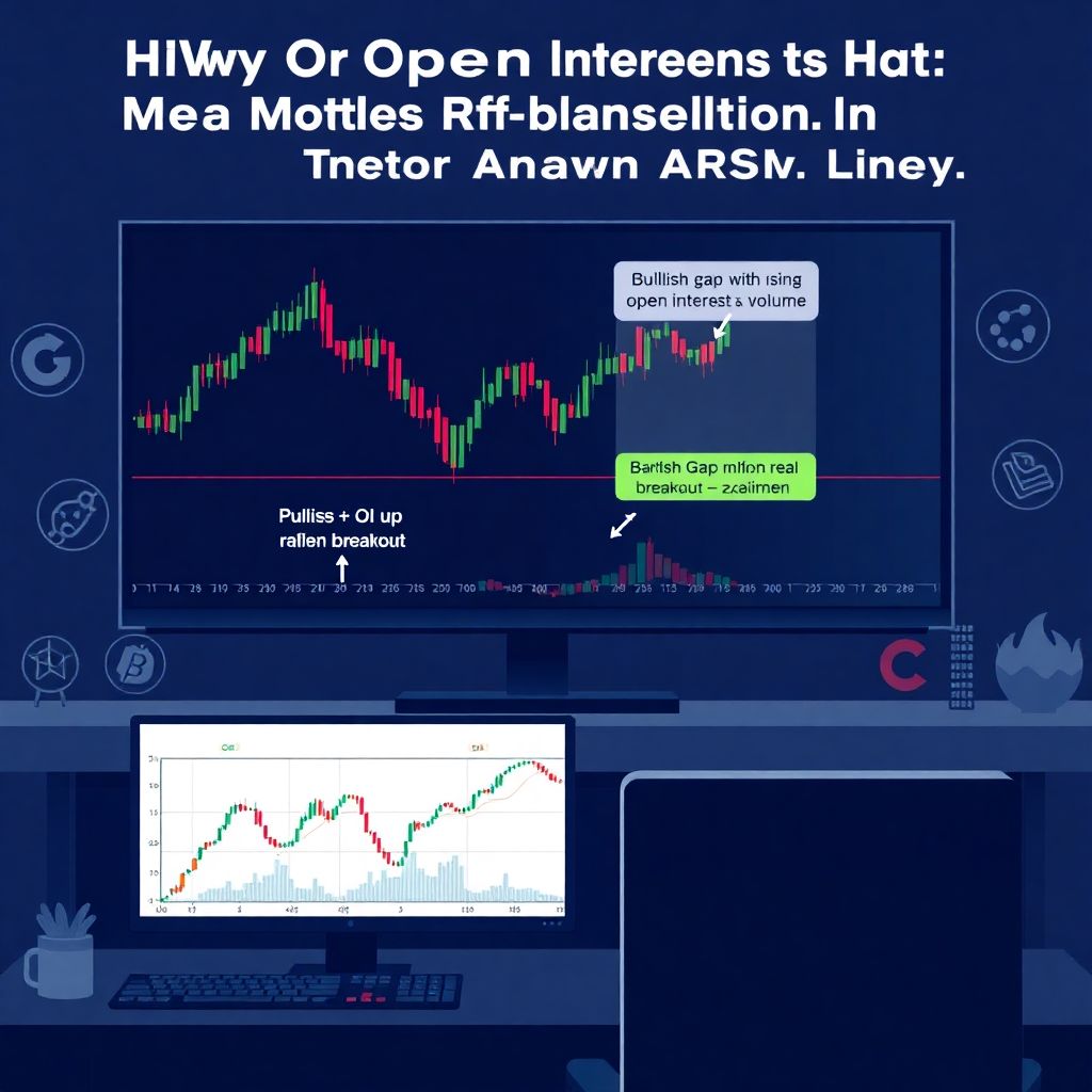 Open interest and price gaps as key signals for powerful breakouts